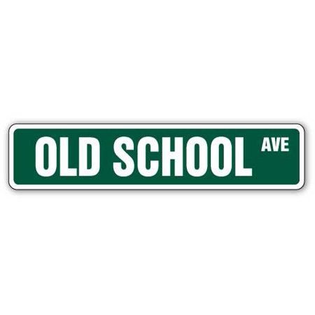 OLD SCHOOL Street Sign skate bmx bike parts racer | Indoor/Outdoor |  24