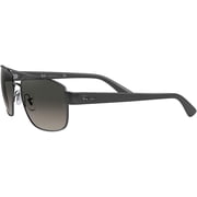 Ray-Ban Rb3663 Metal Rectangular Sunglasses