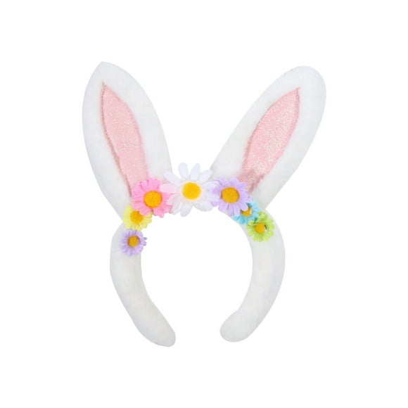 Flowers for Hair, Cute Strawberry Flower Bunns Ears Hair Headband Kids Hair Bundle Hair Accessories