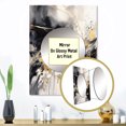 thumbnail image 3 of Designart "Gold Marble Exploration in Depth II" Modern Geometric Mirror Wall Decor - Modern Gold Abstract Large Mirror Wall Decor For Bedroom - 32" x 24" Inch, 3 of 5