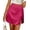 Rose Red, variant on Zeagoo Womens Mini Skirt Stain Silk Skirts Sexy Stretch Fitted Bodycon Short A-Line Skirts Y2k Cute Skirts