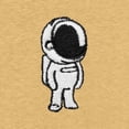 thumbnail image 2 of Dalix Astronaut Heavyweight Soft Tee Short Sleeve Cotton Shirt Mens in Vin Gold S Small, 2 of 5