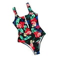 thumbnail image 4 of DPTALR Bikini Femme Imprimé Maillot de Bain une Pièce Ensemble de Plage, 4 of 8