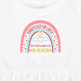 thumbnail image 4 of Inktastic Handpicked for Earth by My Great Grandparents in Heaven Rainbow Girls Baby Dress, 4 of 5