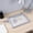 #001-Gray, variant on YiJuHui TPU Document Bag with Double Layer, Semi Transparent File Organizer, Zippered A4 Portfolio for Office, Prenatal Records, Travel and Business Essentials Storage