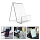 thumbnail image 2 of Acrylic Book Stand Display Holder Transparent Book Display Easel Holder Magazine Vertical Ledge Table Shelf Organizer, 2 of 5