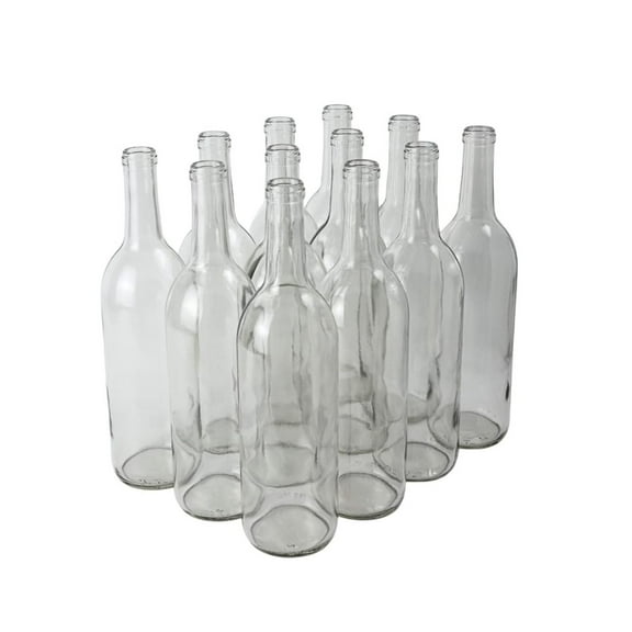Clear Bordeaux Wine Bottles-2 Cases