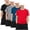 Black, variant on ITSAME Boys Athletic T-Shirts 4-Pack, Loose Fit Round Neck Quick-Dry Summer Running Performance Active Tops Black Size 3-4T