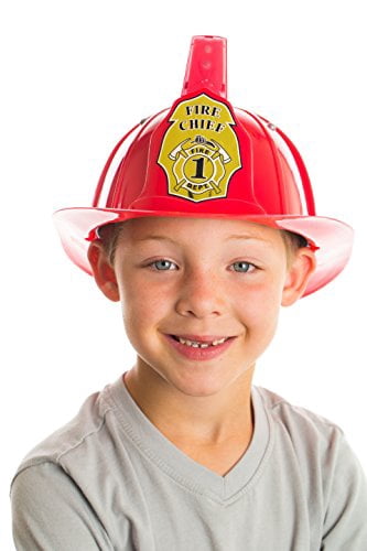 Jr. Fire Fighter, HELMET ONLY, RED Adj 
