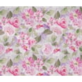 thumbnail image 4 of oneOone Cotton Flex Fabric Watercolor Leaves & Peony Floral Print Fabric By Yard 40 Inch Wide, 4 of 4