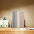 thumbnail image 3 of 2 sujetalibros de madera resistentes, antideslizantes, decorativos, de estantería, organizador de libros, 3 of 8