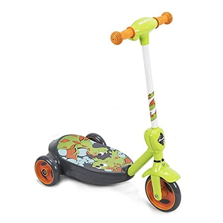 Huffy Jouet pour Enfant 6 V 2 en 1 Trottinette à Bulles (Dragons) Jouet, Vert, 3 - 5 Ans