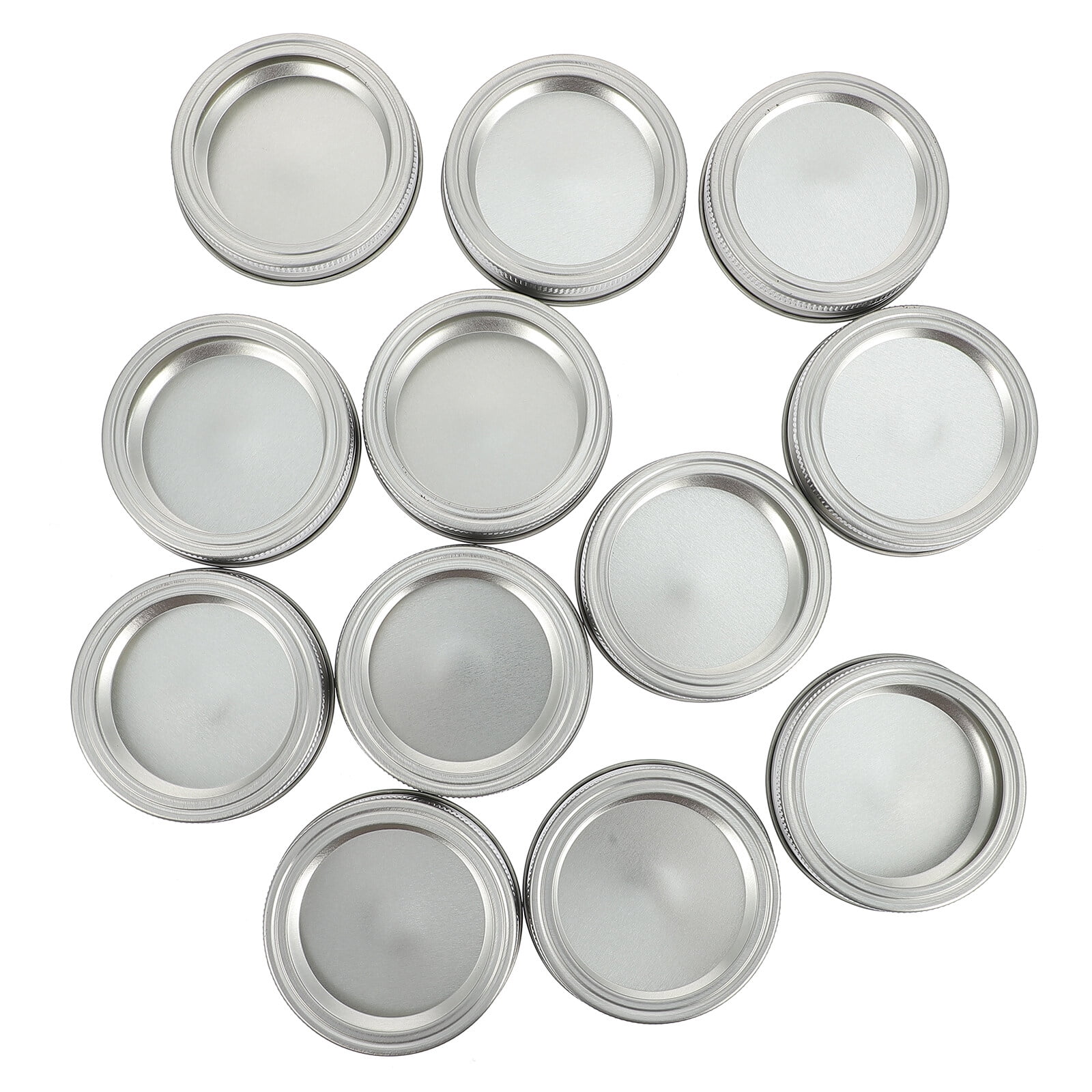 Canning Jar Lids 12 Sets Regular Canning Jar Bands and Rings Set 70mm