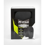 قفازات اللكم المنحنية الكلاسيكية من Venum للملاكمة، وسادات الملاكمة MMA Muay Thai للتدريب، وقفازات Punch Focus، ووسادات اليد لمعدات السجال، Strike Shield - أسود - للجنسين