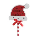 thumbnail image 3 of Adornos Escritorio Iluminados Letrero Papá Noel Parada Aquí Luces LED para Nuevo, 3 of 9