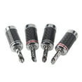 thumbnail image 2 of 16Pcs Banana Plugs Hi-End HIFI DIY Carbon Fiber Copper Plated Rhodium Electrical Audio Jack Banana Connector Plug, 2 of 5
