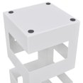 thumbnail image 3 of White Square Umbrella Stand Storage Holder Walking Stick Steel 48.5 cm, 3 of 4
