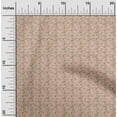 thumbnail image 2 of oneOone Cotton Flex Pink Salmon Fabric Jacobean Floral Fabric For Sewing Printed Craft Fabric By The Yard 40 Inch Wide, 2 of 4
