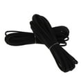 thumbnail image 1 of Esquirla 2pcs 3mm Flat Leather Braiding String 5 Yards Black, 1 of 8