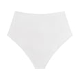 thumbnail image 5 of HOWPAY Womens Swim Shorts Tummy Control High Waisted Bathing Suits Bottoms Stretchy Solid Color Summer Lounge Beach Pool Swimsuit Brief White XXL, 5 of 5