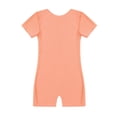 thumbnail image 4 of iiniim Kids Boys Girls Short Sleeves Ballet Dance Unitard Gymnastics Leotard Athletic Biketards Sports Bodysuit, 4 of 7