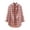*Pink, variant on VBVC Women's Plaid Button Down Long Sleeve Shirt , Casual Flannel Collared Blouse For Women , Ladies' Relaxed Fit Boyfriend Top with Pockets, Black , S-2XL