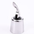 thumbnail image 1 of Tapón para botella de vino acero inoxidable, protector reutilizable, sellador de botellas de vino que el vino fresco (Plata), 1 of 5