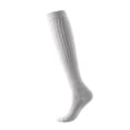 thumbnail image 4 of JJHGVB Womens Long Slouch Scrunch Socks, High Stacked Boot Tube Socks Colorful Socks for Women Tube Socks Spring and Autumn Candy Color Stockings Gray One Size, 4 of 5