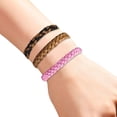 thumbnail image 4 of Pulsera Cuero Trenzada Insecto Repelente Banda 12 Piezas Con Aceite Esencial Anti Aguijón para El Campamento Al Aire Libre Viajando, 4 of 9