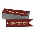 thumbnail image 1 of Inkdotpot Real Gold Foil Invitation Party Tags Favor Hang Paper Tags 50 Pieces, 1 of 6