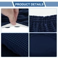 thumbnail image 6 of Camper Cushion Cover Non-Slip RV Dinette Seat Cover for Camper Sofa Bench Polyester Navy Blue 1 Set, 6 of 6