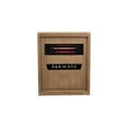 thumbnail image 2 of Modern Ember Portable Rolling Infrared Space Heater in Light Oak, 2 of 9