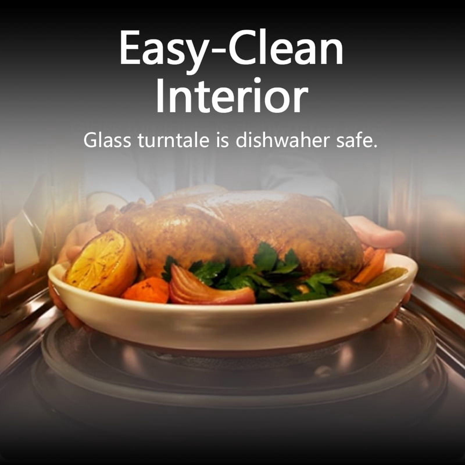 700W Compact Microwave Oven for Countertop - 9 Auto Cook Presets, Fast Even Heating, Child Safety Lock, Easy-Clean Interior - Perfect for Apartments, RV, Office & Everyday Meals (0.7 Cu Ft Capacity)