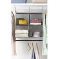 thumbnail image 4 of Organizador de armario colgante Whitmor de 4 secciones con barra para ropa, 4 of 7