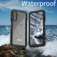 thumbnail image 5 of Allytech Waterproof Case for Samsung Galaxy A14 5G, IP68 Waterproof Dustproof Anti-scratch Full Body Protective Rugged Build-in Screen Protector Case Cover for Galaxy A14 5G 6.6" - Black, 5 of 6