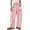361#Pink, variant on Barrel Pants Women High Waisted Wide Leg Drawstring Sweatpants with Pockets Baggy Fall Beach & Vacation Trousers​ Dark Purple L