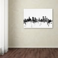 thumbnail image 4 of Trademark Fine Art Michael Tompsett Denver Colorado Skyline B&W Canvas Wall Art - 22x32, 4 of 4