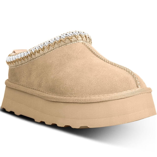 Minibotas metricfalcon con plataforma para mujer, color beige