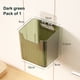 thumbnail image 4 of Estante de baño con compartimentos de tamaño mediano | Soporte adhesivo sin taladro para pasta de dientes, peine y papel higiénico | Organizador compacto para pared o encimera, 4 of 5