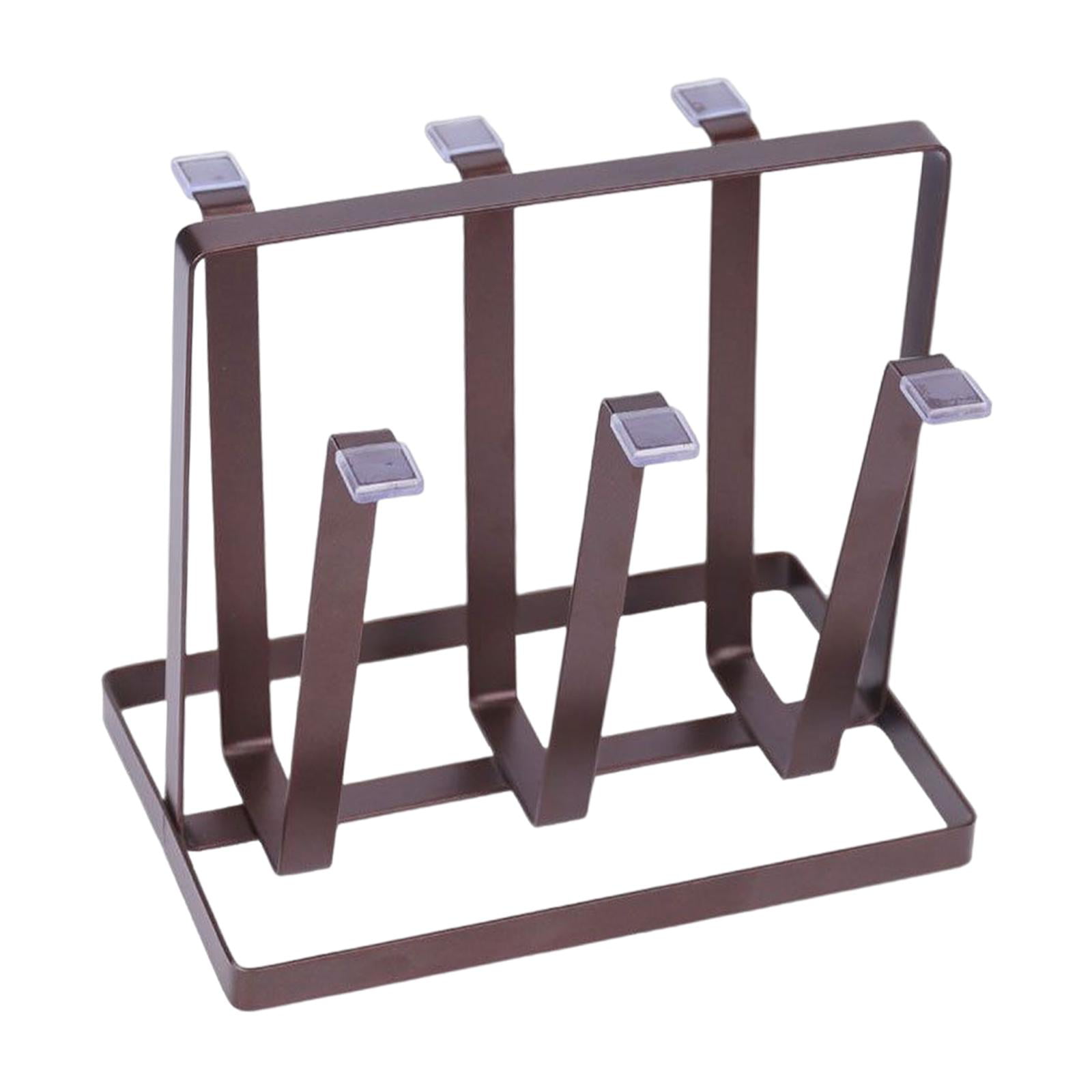 Generic Cup Drying Rack Stand 6 Cup Metal Drainer Holder Rack For Office @  Best Price Online
