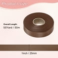 thumbnail image 3 of Uxcell 1-Pack Extra Wide Single Fold Bias Tape, 1 Inch x 55 Yards Satin Bias Tape for Sewing/Quilting/Hemming [Brown], 3 of 6