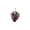 P grapes, variant on Rope Loop Soap with Sculpted Shape, Handmade Bath Format and Paper Wrap for Guest Bathroom and Shower Shelf Use