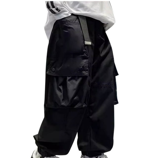 Odeerbi 8-14 Años Niños Pantalones Cargo Deportes Pantalones Jogger Pantalones Sueltos Ropa de Trabajo Casual Pantalones Con Bolsillos