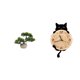 thumbnail image 1 of Árbol Bonsái Artificial, Planta Artificial, Colección De Vegetación, Centros De Mesa, Reloj De Pared, Decoración, Regalos, Fácil Lectura, Adorno Colgante Para Oficina, Dormitorio, Hogar, 1 of 8