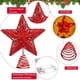 thumbnail image 3 of Decoración con forma de estrella de Navidad Aoriher, 20 luces, 25 cm, con LED rojo, 3 of 7