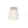 thumbnail image 4 of White Tapered Shaped Solid Rubber Stopper for Lab Tube Stopper Size 4  5Pcs, 4 of 5