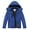 Navy Blue, variant on Kids Girls Winter Ski Jacket Fleece Lined Windproof Waterproof Jackets Removable Hood