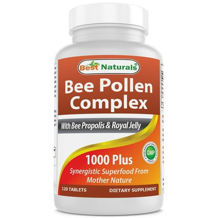 Best Naturals Bee Pollen Complex 1000 Mg 120 (Best Vitamins For Your Liver)
