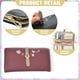 thumbnail image 3 of Cartera delgada plegable de cuero suave con bloqueo RFID para mujer, tarjetero con bolsillo, 3 of 5