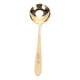 thumbnail image 4 of Cuchara para servir, latón pulido, bordes brillantes, estilo elegante, compacta, portátil, redonda, cuchara para sopa para cenas y cafés, 4 of 8